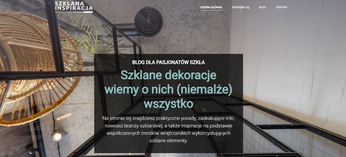 Szklana Inspiracja Partner Eko Barlinek Komandor Szafy na wymiar