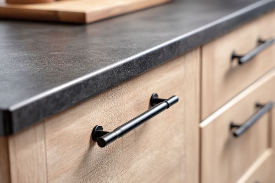 Elementy pasujące do drewnianych mebli kuchennych 